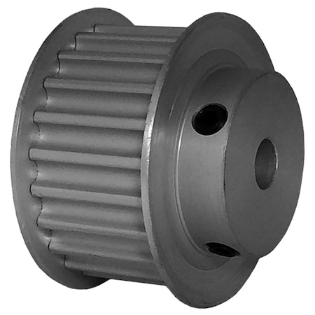 B&B Manufacturing 22-5P15-6FA3, Timing Pulley, Aluminum, Clear Anodized, 22-5P15-6FA3